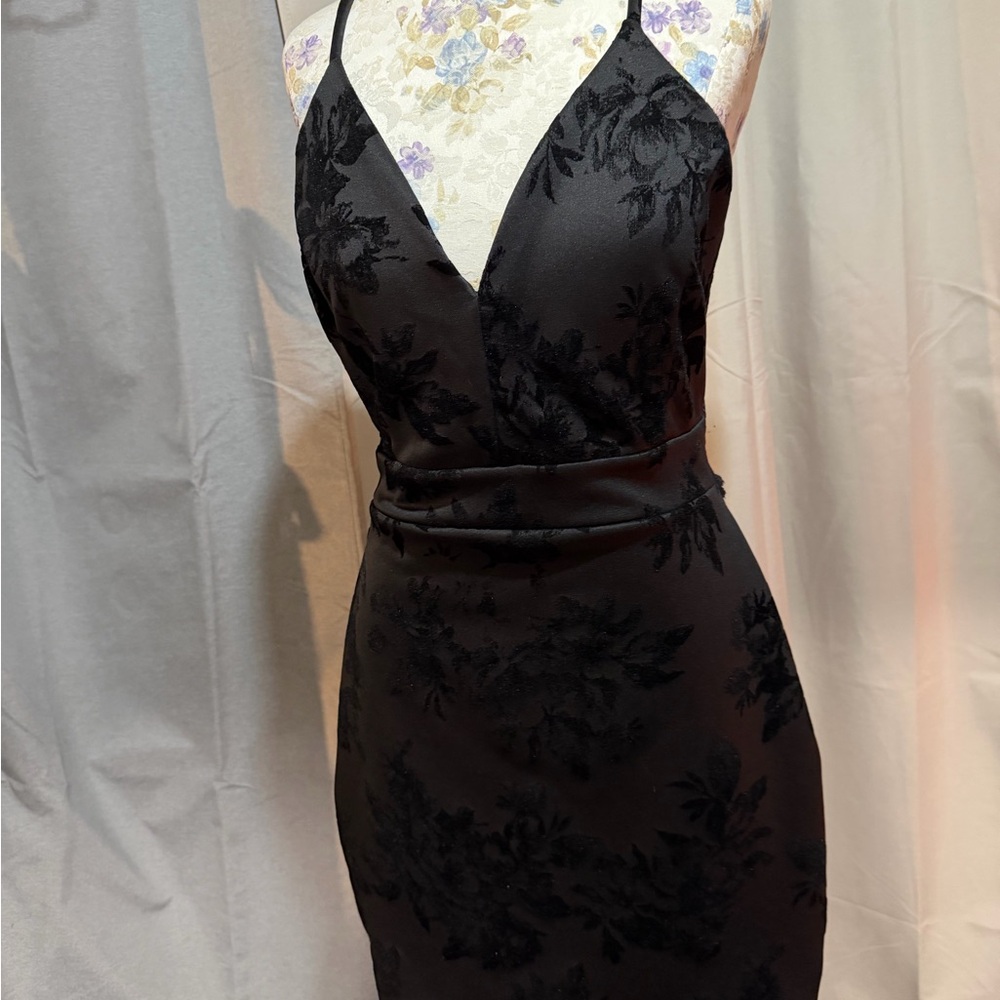 Black Floral Dress